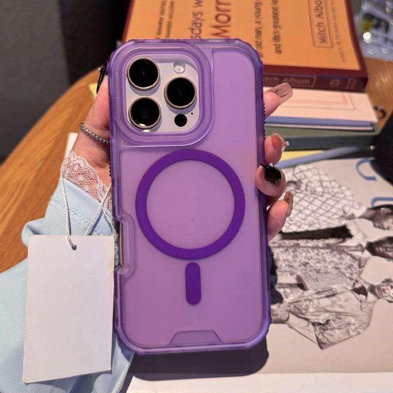 Matte Wireless Charging Magsafe Phone Case For For Iphone 11 12 13 14 15 16 Plus Magnetic Shockproof Bumper Cases Cover
