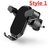 Car Phone Holder Smartphone Mount Gravity Car Air Outlet Clip Stand No Magnetic Support in Car For iPhone Xiaomi Samsung Huawei