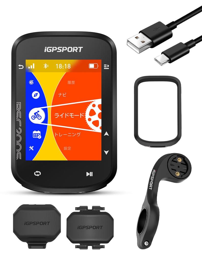 IGPSPORT BSC200S Jalgrattakompuutri komplekt Jalgrattakompuuter Värviline ekraan Jalgrattanavigatsioon Pidev sõidufunktsioon Liikumistuvastus Ühe puutega navigatsioon