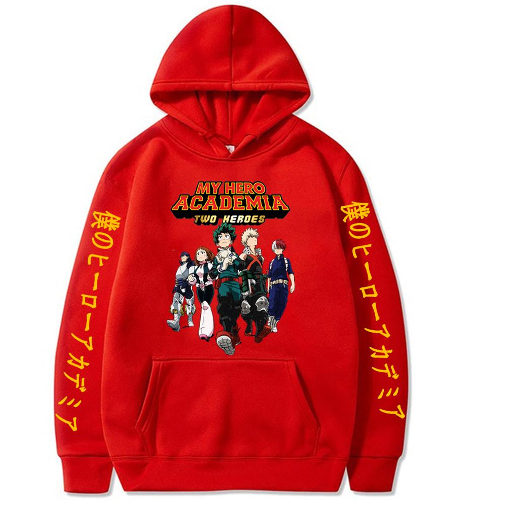 Anime Fierbinte My Hero Academia Imprimeu Grafic Hanorac cu Glugă Bărbați Femei Hanorace Prevalente Hanorac Casual Oversized Streetwear Harajuku Bărbați