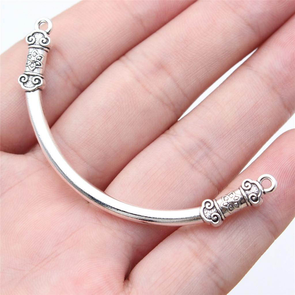 Accessories Parts Curved Necklace Connector Minimalist Jewelry Components QA013