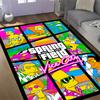Tappeti Antiscivolo a Tema Mashup Simpsons Gta Vi - Arredamento per la Casa in Poliestere, Adatti per Camere da Letto, Soggiorni, Ingressi, Studi e Decorazioni