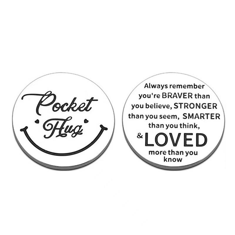 Titanium Steel Decision Coin Gift Double-sided Commemorative 60CM