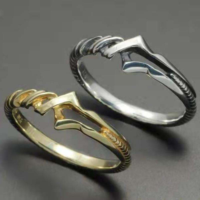 New NEON GENESIS EVANGELION EVA Animation Peripheral Cartoon Ring High-looking Couple Open Ring Versatile Gift