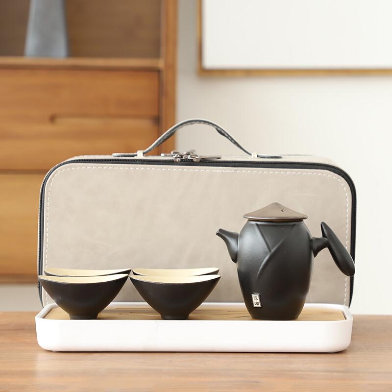 Portable Jianghu Style Tea Set (5-Piece)