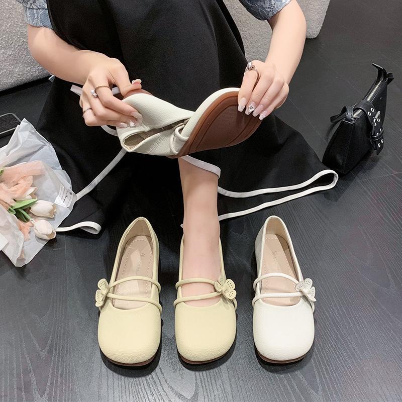 Chaussures à enfiler décontractées à fond plat à la mode pour femmes 2023 avec semelles souples