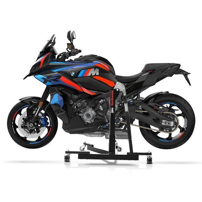 Central Motorcycle Lift - ConStands Power-Evo - Compatible BMW M 1000 XR 24-25 - 300 Kg - Black Design