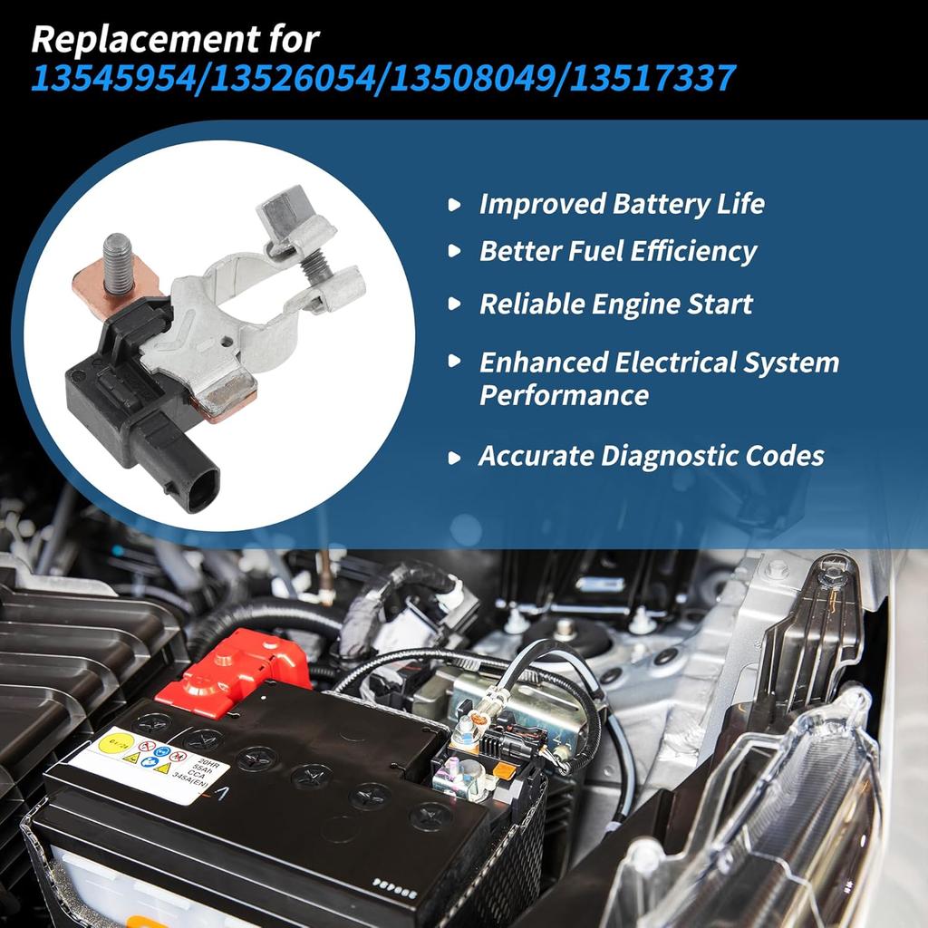 No.13545954 Battery Sensor for Chevrolet Malibu 1.5 2018-2025 for Cadillac XT6 2.0 3.6 2020-2025 for Buick Envision 2.0 2.5 2019-2020 Battery Monitor