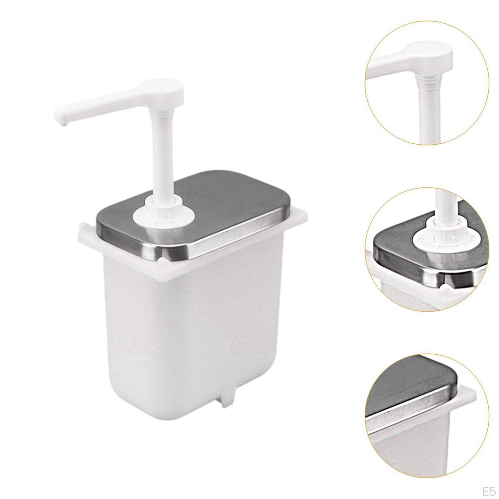 Condiment Pump Bottle for Sauces, Dressings, And Syrups Home Restaurant