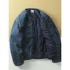 2025 Men's Quilted Winter Denim Jacket - Japanese Retro Style with Stand Collar