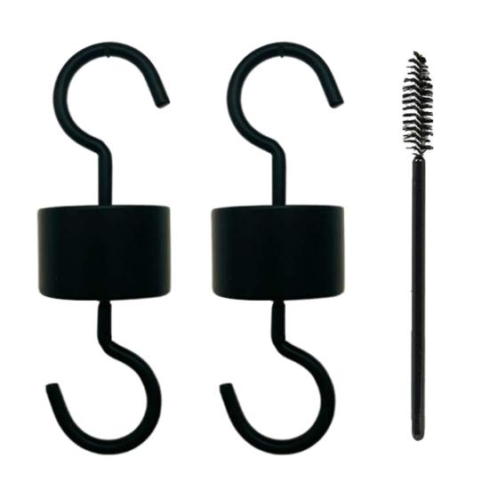 2Pcs Anti Formicidae Ant Guard Hook for Hummingbird Food Water Feeder with Brush