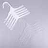White 20 PCS/LOT Plastic Non-Slip Trousers Hanger Kid Clothes Stand White Multi-layer Hanger for Baby Clothing
