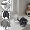 Escultura Decorativa para el Hogar Figura de Toro Impresa en 3D, Mini Estatua de Animal, Figuras Coleccionables Adorno de Escritorio para Estante, Hogar, Oficina, Escritorio