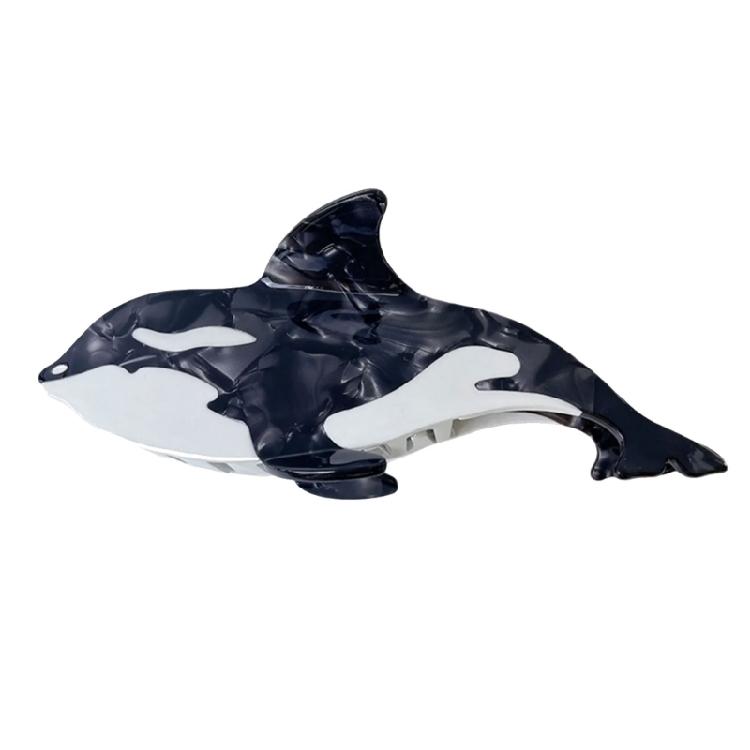 Beach Whale Hair Claw Clip Ponytail Claw Princess Barrettes Hair Adornment