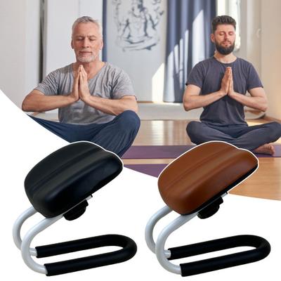 Yoga Hocker Meditations Gebetshocker Höhenverstellbar Hüftstütze Ergonomischer Metall Yoga Stuhl