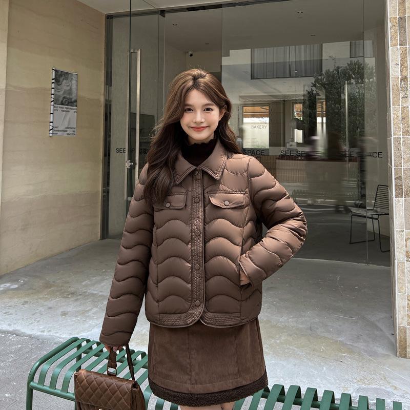 Down Cotton-padded Clothes, Short Cotton-padded Clothes, Winter New Fashionable Versatile Loose and Light Loose Cotton-padded Clothes Jacket