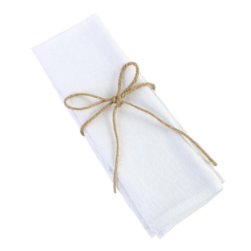 20PC Christmas Green Red Cotton Cloth Napkins 30X45cm Dinner Washable Napkins With Hemmed Edges For Restaurant Wedding And Hotel