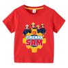 Anime Kids Tee Shirts Fireman Sam Graphic T Shirt for Boys Clothing Pop Hot Sale Girls Short Sleeved T-shirt Funny Kid Y2k Tops