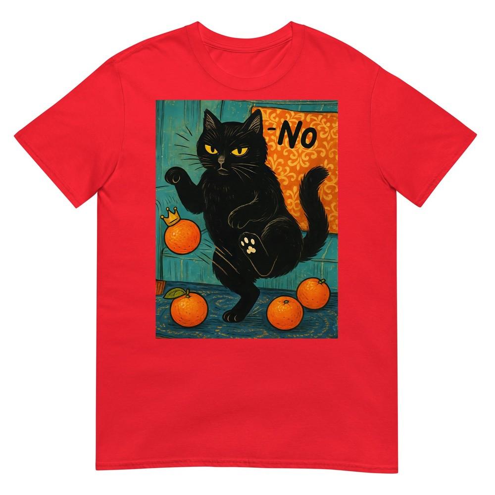No Kings In America Black Cat Political Anti Trump Protest TShirt S