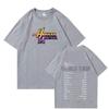 Montana World Tour graphic Men's T-Shirt Unisex O-Neck Cotton Short Sleeve Oversized recreation
