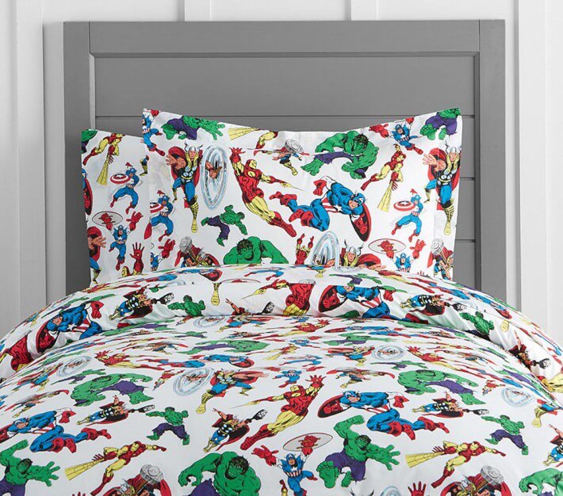 Avengers Duvet Cover Pillowcase Bedroom Decoration Children Gift Adult Single Double Bed Large Sizezip Duvet Cover 70x140cm
