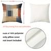 2D Flat Printing Non-real Embroidery Colorful Patterned Throw Pillows Polyester pillowcase, sofa  cushion cov Headboard Pillow
