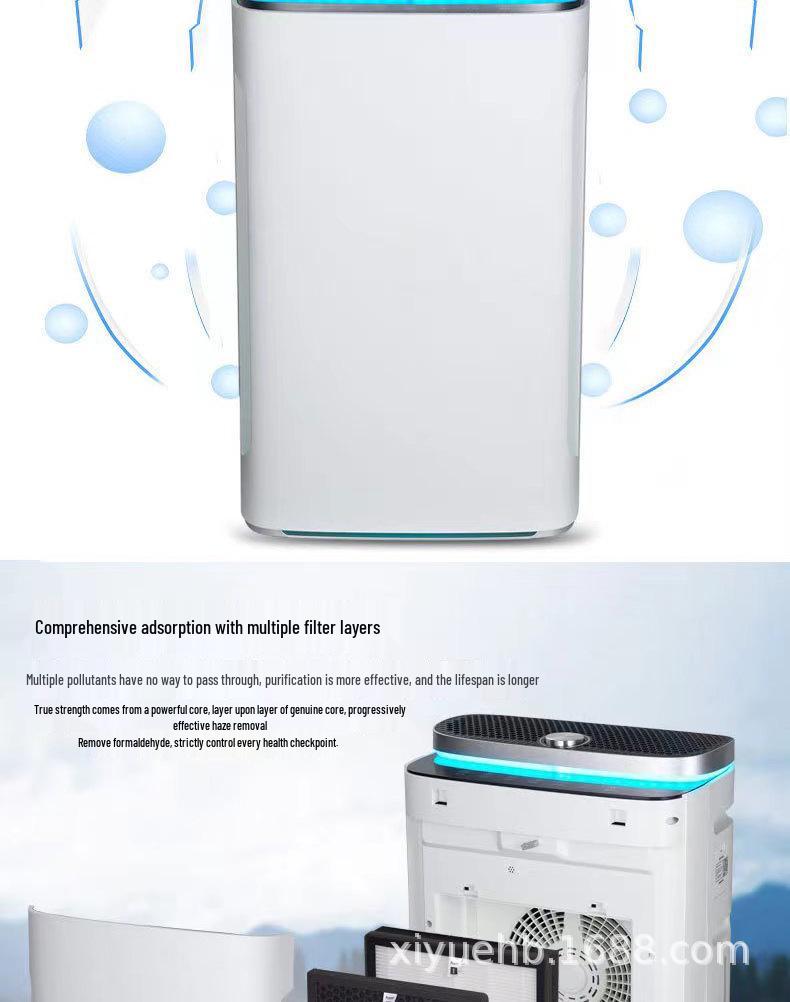 Indoor Air Purifier & Humidifier with UV and Speed Control