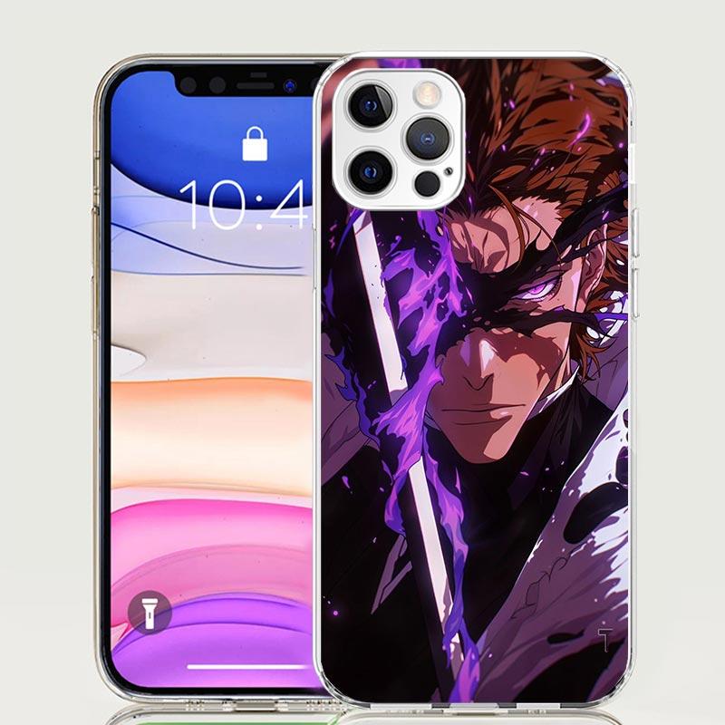 Aizen Sousuke Bleach Phone Case for Apple iPhone 17 Air 16 15 Plus 14 + 13 Mini 12 11 Pro Max 7 8 SE 16Max Soft Shell Cover Coqu