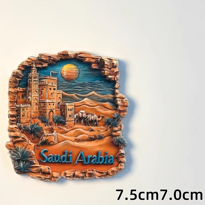 

Saudi Arabia Mecca Travelling Fridge Magnets The Holy City Makkah Tourism Souvenirs Fridge Stickers Home Decor Wedding Gifts