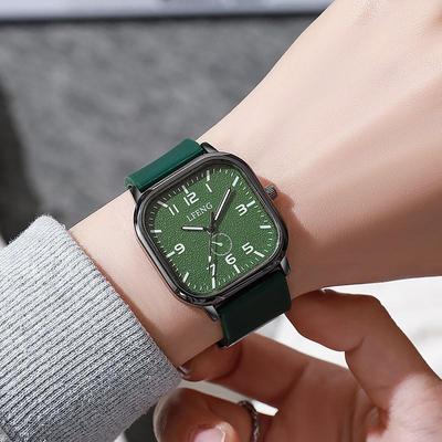 Herren Retro Silikonarmband Quarz Uhr - Kreatives & Stilvolles Design