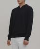 GOLDPERCENT Viscose Soft Cozy Collar Knit (Navy, Men)