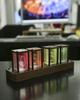 E-commerce Desktop Nixie Tube-Style Alarm Clock with Network Sync and Timer, Creative Design, No Assembly Required