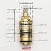 Brass Shower Thermostatic Cartridge Replacement Kit - Bathroom Water Temperature Control Mixer Valve Bar Faucet Repair