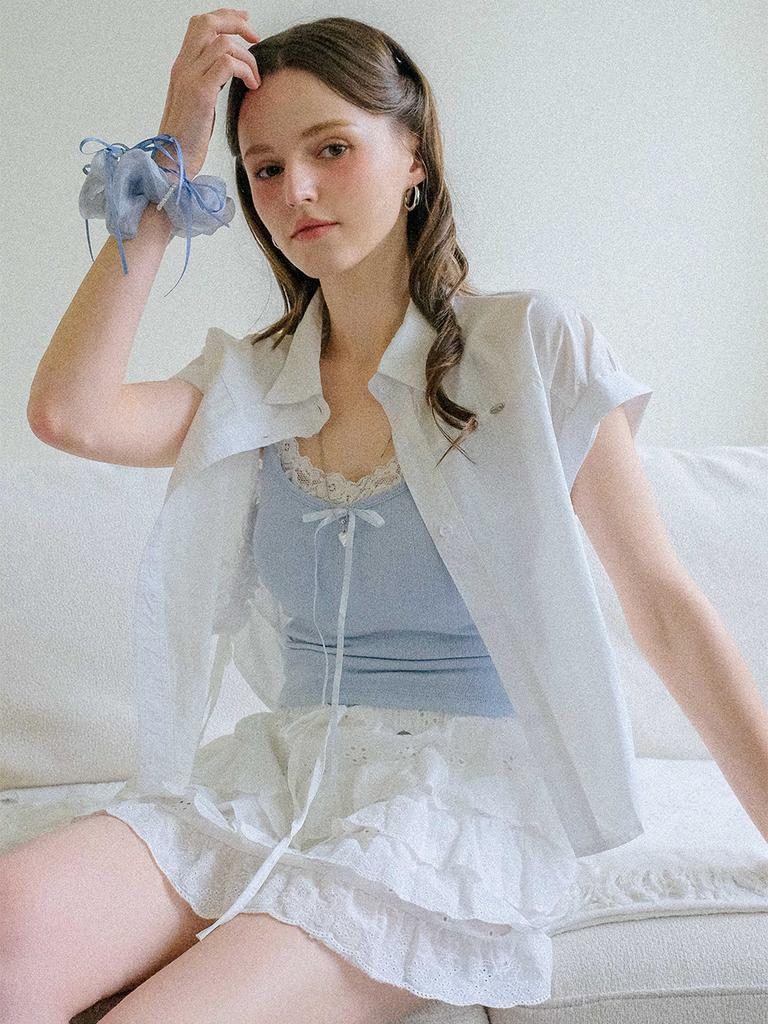 KOOLKITTEN Everyrain Side String Blouse 2 Colors