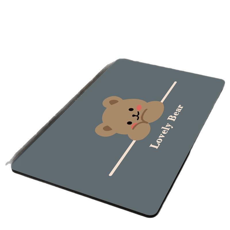 Soft Diatom Mud Non-Slip Bathroom Mat: Water-Absorbing Floor Pad for Home and Toilet Entrance