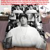 Set Biancheria da Letto Stampa Digitale 3D Eminem con Tessuto Cottonfeel per Arredo Camera da Letto Moderna