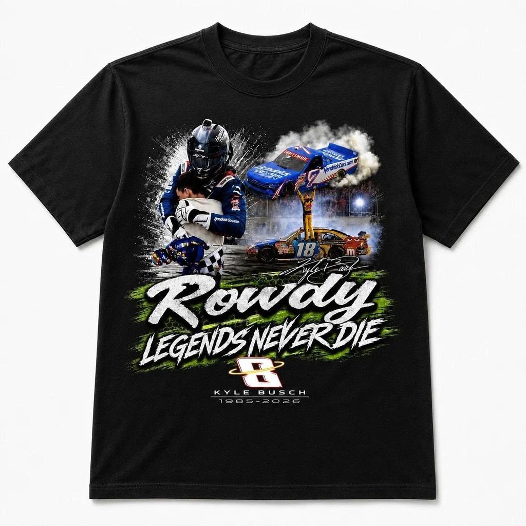 Retro Legends Never Die Trendy Kyle Graphic Cotton Unisex T-Shirt