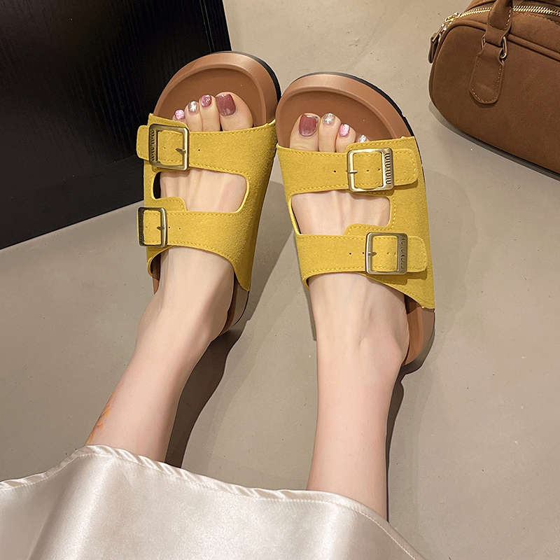 Fashion Shoes Slippers Casual Platform Summer Clogs Woman Pantofle Slides Luxury Beach 2025 Soft Fashion Concise Leisure Slippers Casual