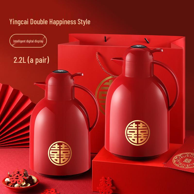 Large Capacity Insulated Thermos - Pair for Hot Water and Dowry Use
