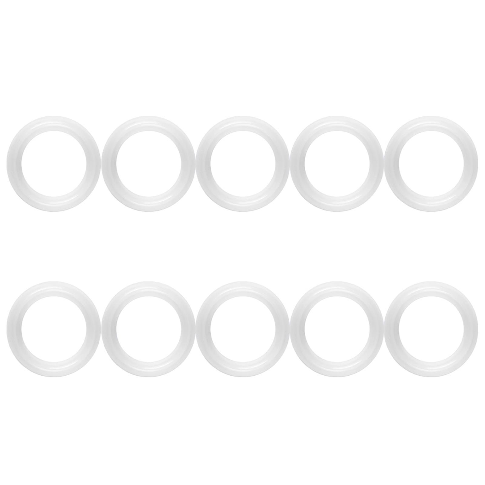 

10pcs set 1.5 Sanitary Clamp Ferrule Silicone Sealing Gasket Ring Washer