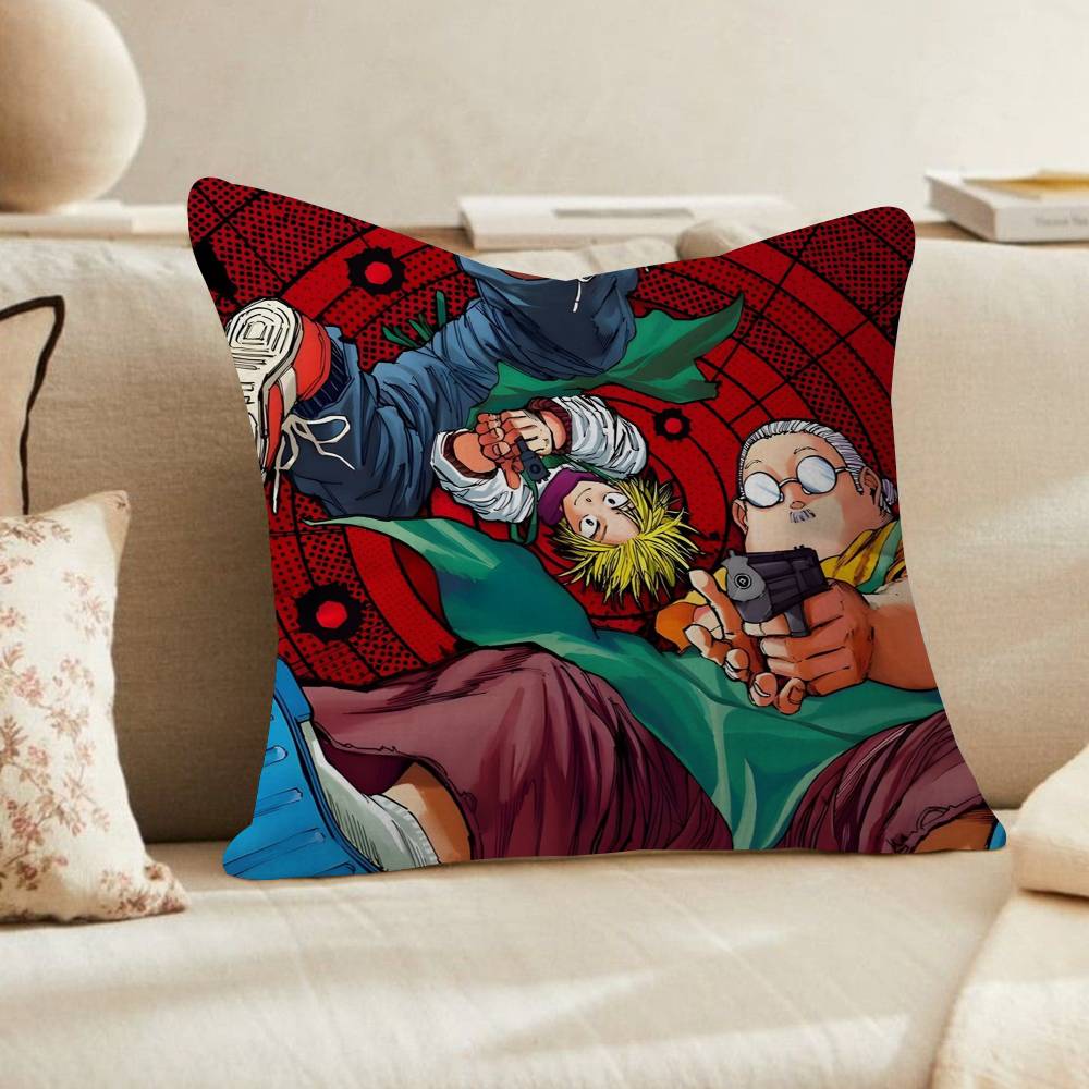 Popular Japanese Anime SAKAMOTO DAYS Pillowcase toon Gift Cushion Cover Bedroom Home Sofa Chair Seat Decor pillow case