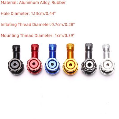 1PCS Aluminum Alloy Valve Motorcycle Rim 90 Degree Angle Motorcycle Wheel Tire Tubeless Valve Stems For Rim Wheel Parts 6 Colors