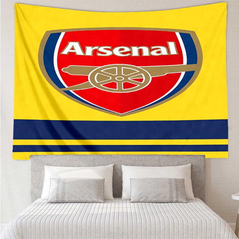 Arsenal-F.C Print Tapestry, Backdrop, Easy Setup, Ideal for Bedroom, Office & Living Room, with Aesthetic Wall Hanging Decor.