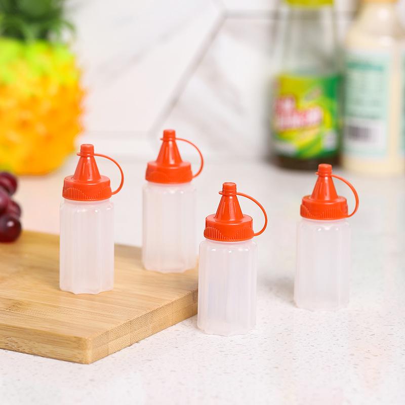 Compact Thickened Plastic Sauce & Oil Dispenser Set