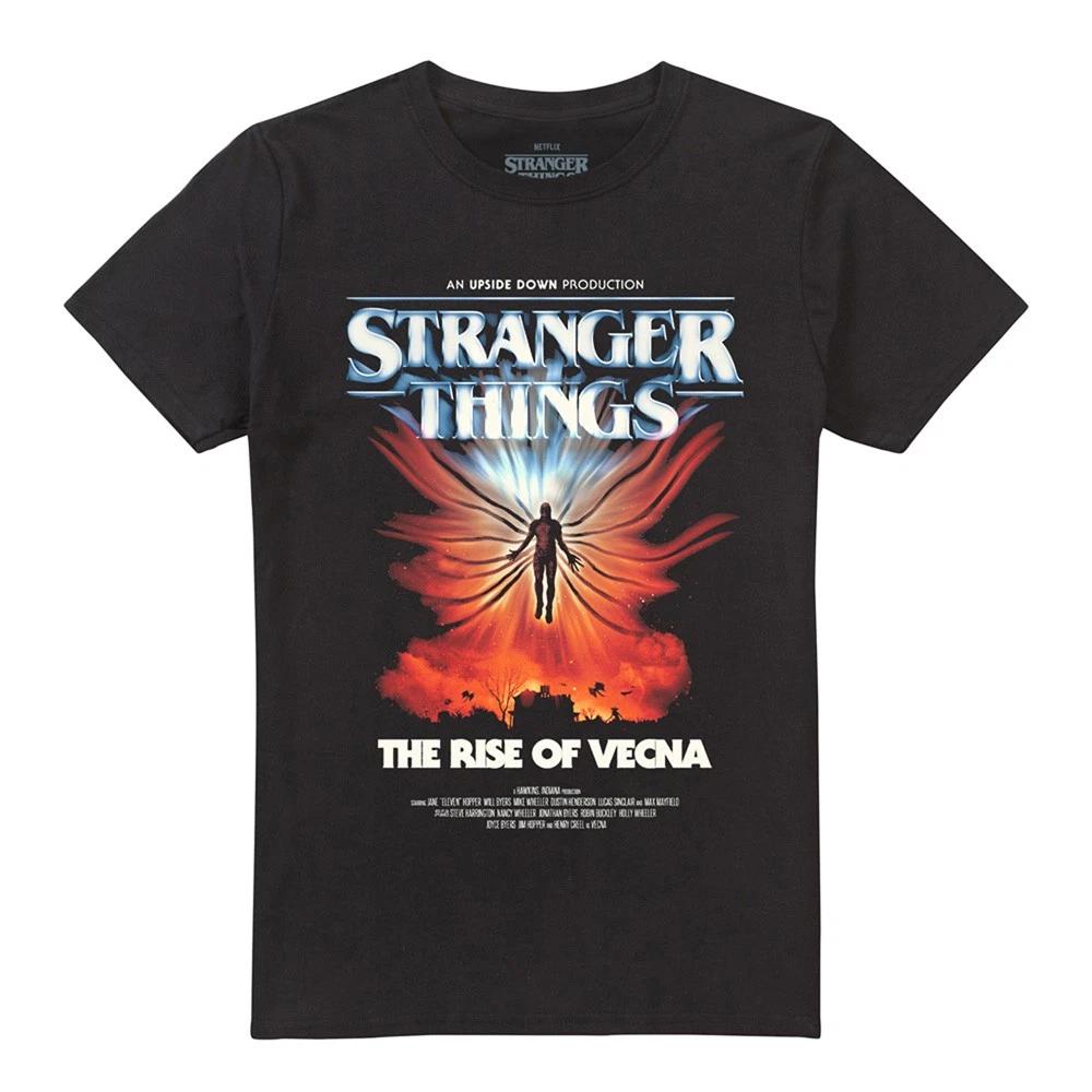 Футболка унисекс Stranger Things Векна Восстание, 100% хлопок, мужские футболки, топ, размеры S-5XL, черный 2XL