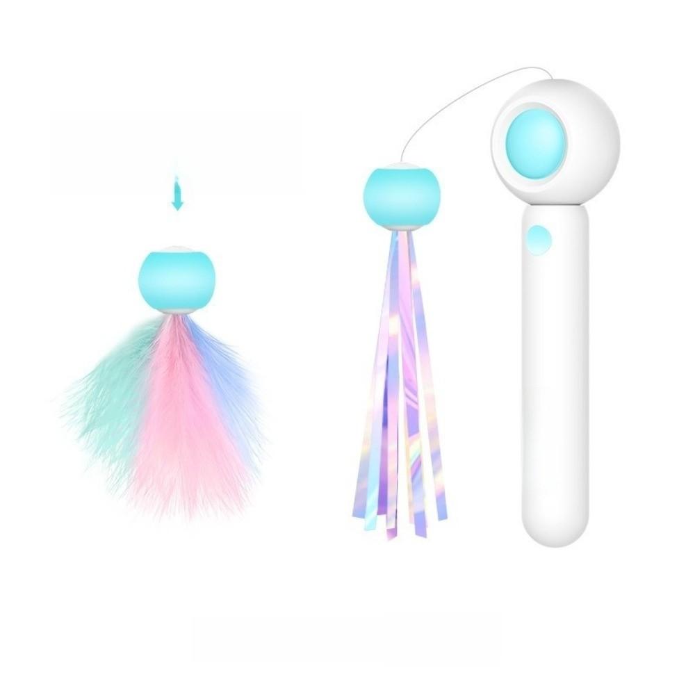 Stretchable Cat Playing Wand Tassel Cat Interactive Toy Funny Pet Playing Teaser