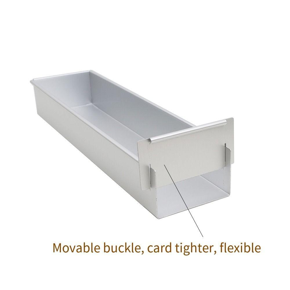 Aluminium Zinc Zinc Alloy Rectangular Bread Mold Non Stick Flat Toast Box Useful Cake Baking Pan  Cakes