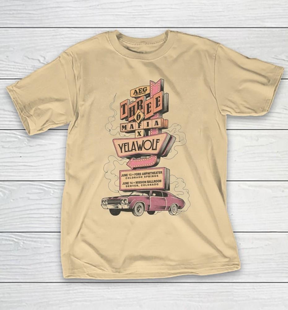 Three Six Mafia And Yelawolf Back Together T Shirt Full Size Sand Color Unisex T-Shirt L