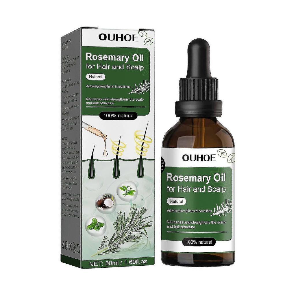 Rosemary Oil For Hair And Scalp - Hair Oil For Hair Loss To Stimulate Hair Growth And Care Of The Scalp With Castor Oil - Made In Germany - Pharmacy 5