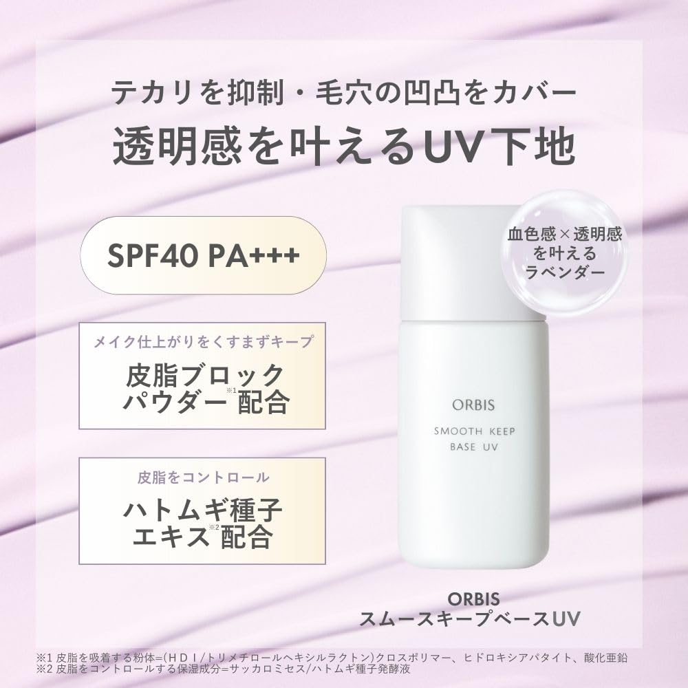 ORBIS Smooth Keep Base UV 28mL SPF40 28ml PA+++ Makeup Base (x 1)